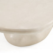 Coates - Modern Beige Concrete Coffee Table — view 3