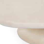 Coates - Modern Beige Fiberform Coffee Table — view 4
