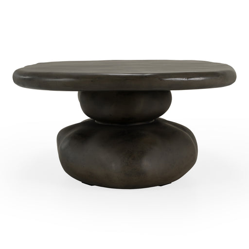 Coates - Modern Grey Fiberform Coffee Table — view 2