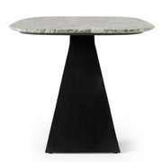 Colbert - Modern Black & White Marble Dining Table — view 3
