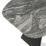 Colbert - Modern Black & White Marble Dining Table — view 5