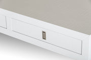 Congress Transitional White Crocodile Office Desk — view 2