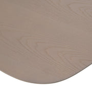 Connie - Modern White Oak Oval Coffee Table — view 3