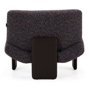 Crowley - Modern Grey Multi-Color Fabric Accent Chair — view 4