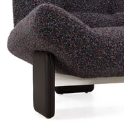 Crowley - Modern Grey Multi-Color Fabric Accent Chair — view 5