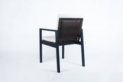 Cuba - Modern Outdoor Dining Chair Set of 2 — view 2