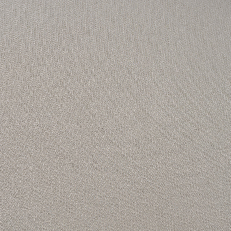 Cynthia - Modern White Fabric + Wood Loveseat — view 3