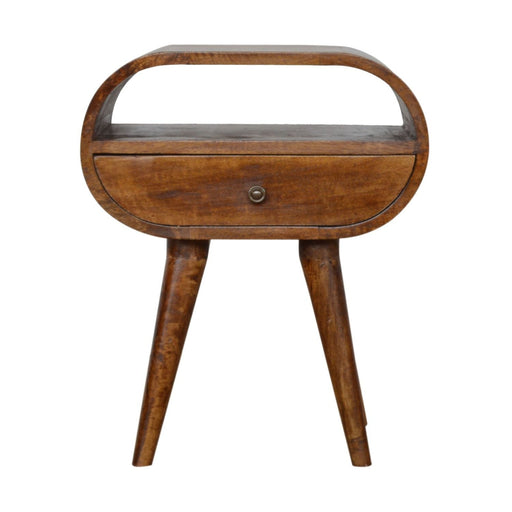 Circular Open Bedside Nightstand - R&R Furniture Gallery (Fountain Valley, CA)