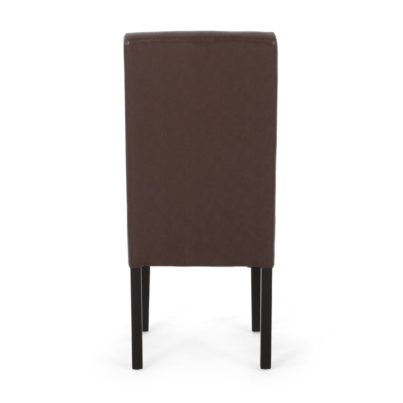 Contemporary Dining Chair With Rubberwood Legs (Set of 2) - R&R Furniture Gallery (Fountain Valley, CA)