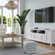 Simpli-Home Ogden ivory 6x9 area rug with a soft, textured design, perfect for adding warmth to living spaces.
