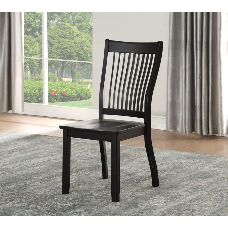 Renske - Side Chair (Set of 2) - Black - R&R Furniture Gallery (Fountain Valley, CA)
