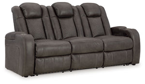 Fyne-dyme - Power Reclining Sofa With Adj Headrest - R&R Furniture Gallery (Fountain Valley, CA)