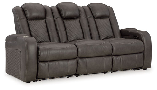 Fyne-dyme - Power Reclining Sofa With Adj Headrest - R&R Furniture Gallery (Fountain Valley, CA)