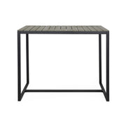 Ernesto - Outdoor Industrial Acacia Wood Bar Table - R&R Furniture Gallery (Fountain Valley, CA)