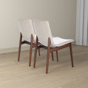 Ravel - Dining Chair (Set of 2) - Beige - R&R Furniture Gallery (Fountain Valley, CA)