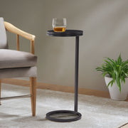 Yancey - Round Accent Table - Antique Bronze - R&R Furniture Gallery (Fountain Valley, CA)