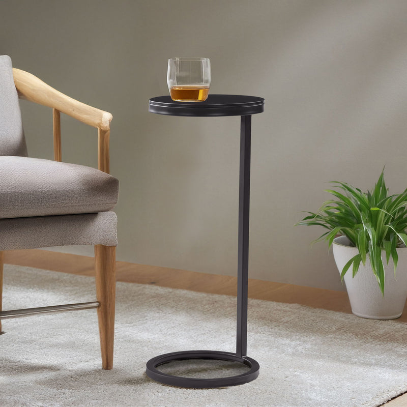 Yancey - Round Accent Table - Antique Bronze - R&R Furniture Gallery (Fountain Valley, CA)