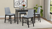 5 Piece Gathering Height Set - Gray - R&R Furniture Gallery (Fountain Valley, CA)