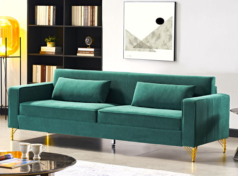 Aesthetic 3 Seater Couch With Classic Modern Appeal And Luxurious Soft Comfort - R&R Furniture Gallery (Fountain Valley, CA)