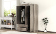 3 Door Wardrobe With 2 Drawers - R&R Furniture Gallery (Fountain Valley, CA)