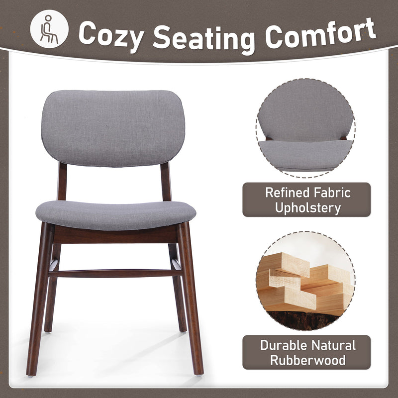 Upholstered Comfort Dining Chair (Set of 2) - R&R Furniture Gallery (Fountain Valley, CA)