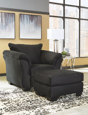 Darcy - Chair With Ottoman - R&R Furniture Gallery (Fountain Valley, CA)