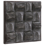 Uttermost Pickford wood wall decor featuring rustic, handcrafted wooden panels arranged in a stylish wall art display.