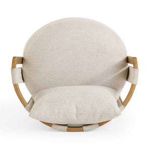 Paolo - Textured Weave Swivel Chair - R&R Furniture Gallery (Fountain Valley, CA)
