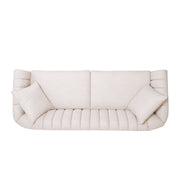 Contemporary Noble House 3-seater stationary sofa with stylish accent cushions and modern design in a living room setting.