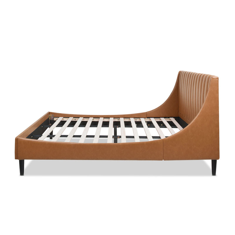 Aspen - Vertical Tufted Modern Headboard Platform Bed Set - R&R Furniture Gallery (Fountain Valley, CA)