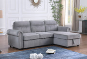 Ashton - Reversible Sleeper Sectional Sofa Chaise - R&R Furniture Gallery (Fountain Valley, CA)