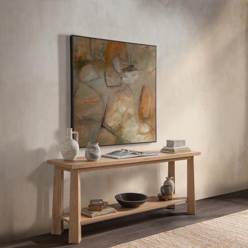 Kenzie - Console Table - Natural Mist - R&R Furniture Gallery (Fountain Valley, CA)