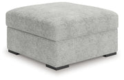 Cuddle Plush - Oversized Accent Ottoman - Arctic - R&R Furniture Gallery (Fountain Valley, CA)