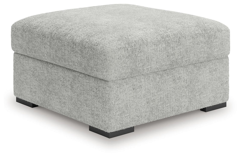 Cuddle Plush - Oversized Accent Ottoman - Arctic - R&R Furniture Gallery (Fountain Valley, CA)
