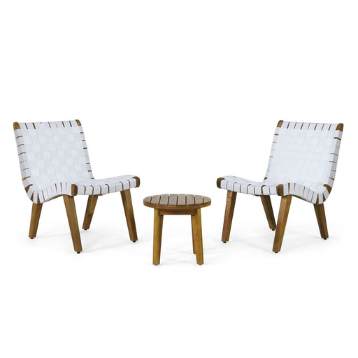 Outdoor 3 Piece Rope Weave Patio Seating Set - R&R Furniture Gallery (Fountain Valley, CA)