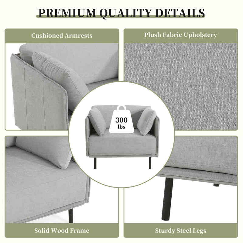 Vintage Modern Aesthetic Appeal Lounge Chair - R&R Furniture Gallery (Fountain Valley, CA)
