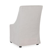 Warwick - Upholstered Rolling Dining Chair - R&R Furniture Gallery (Fountain Valley, CA)