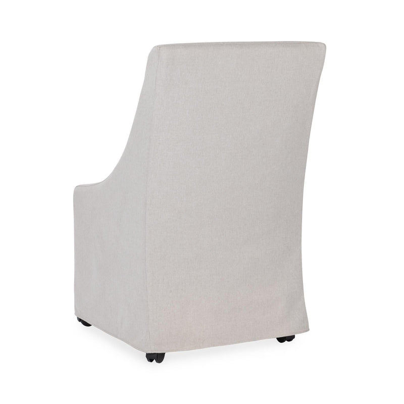 Warwick - Upholstered Rolling Dining Chair - R&R Furniture Gallery (Fountain Valley, CA)