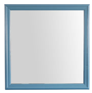 Glory Furniture traditional wall mirror with a sleek frame, suitable for any space, hanging on a wall.