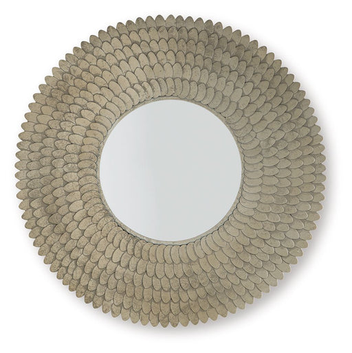Wrightmund - Accent Mirror - Champagne Finish - R&R Furniture Gallery (Fountain Valley, CA)