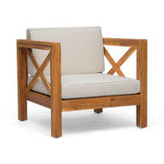 Brava - Mid - Century Modern Club Chair With Water Resistant Cushions - R&R Furniture Gallery (Fountain Valley, CA)