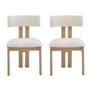 Modern Upholstered Armless Dining Chairs With Metal Legs - R&R Furniture Gallery (Fountain Valley, CA)