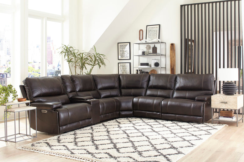 Whitman - Power Reclining Sectional - R&R Furniture Gallery (Fountain Valley, CA)