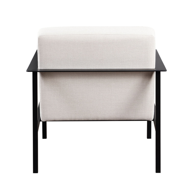 Millie - Stationary Accent Chair - Off White - R&R Furniture Gallery (Fountain Valley, CA)