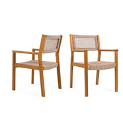 Outdoor Dining Patio Chairs (Set of 2) - R&R Furniture Gallery (Fountain Valley, CA)