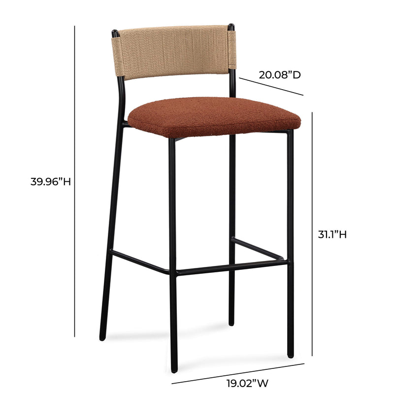 Celine - Boucle Stool - R&R Furniture Gallery (Fountain Valley, CA)