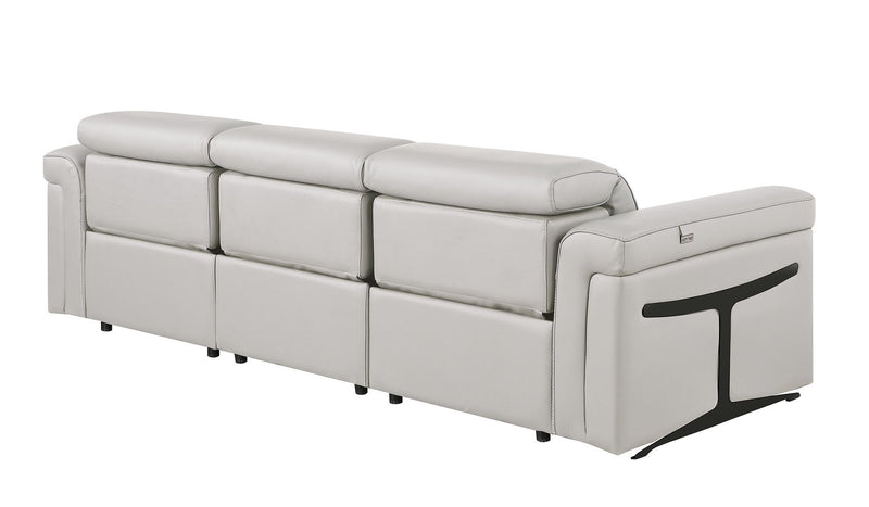1126 - 3-Piece Modular Power Reclining Sofa In With 3 Power Recliners & Power Headrests