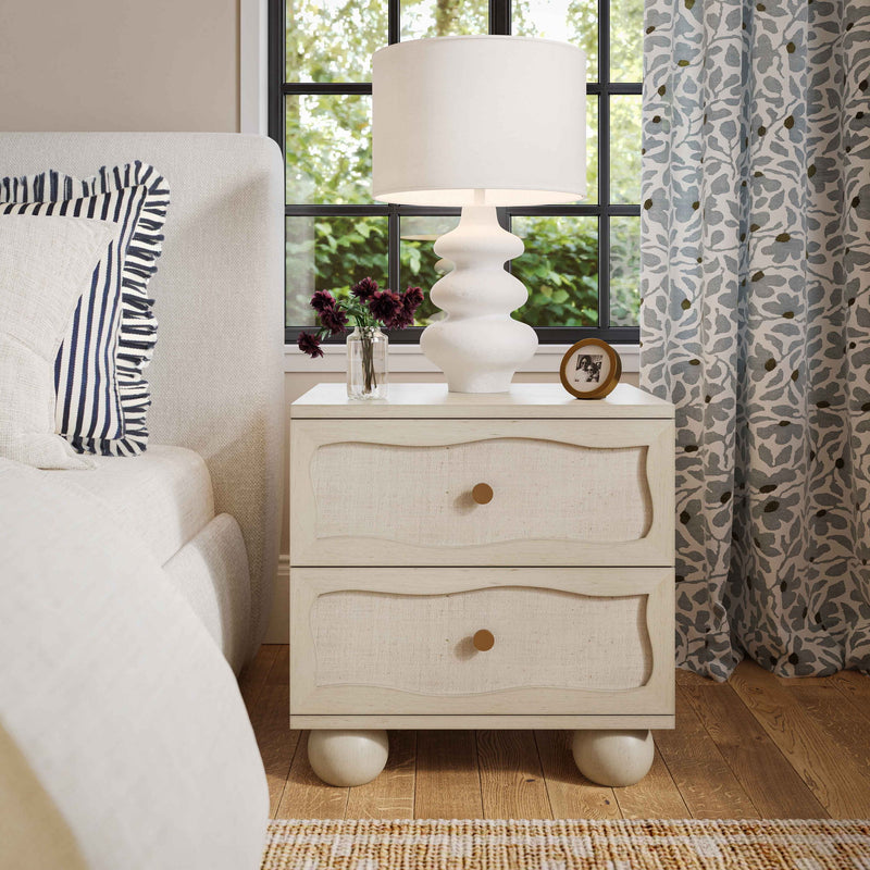 Grappa - Nightstand - Whitewashed - R&R Furniture Gallery (Fountain Valley, CA)