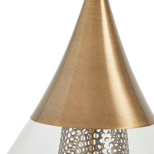 Big Drip - 1 Light Pendant - Brass