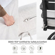 Modern Outdoor Patio Dining Set With Table And Chairs With Sunbrella Cushions - R&R Furniture Gallery (Fountain Valley, CA)